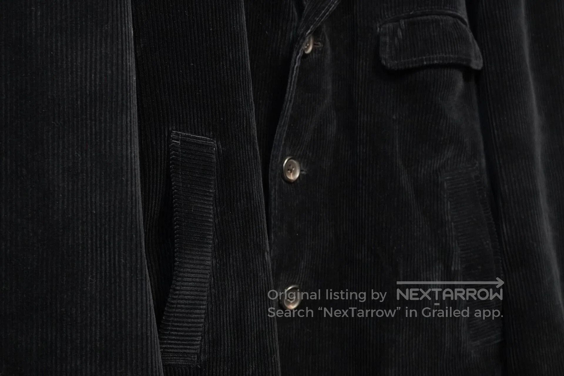 Yohji Yamamoto Yohji Yamamoto Corduroy Jacket. Size US M / EU 48-50 / 2 - 2 Thumbnail