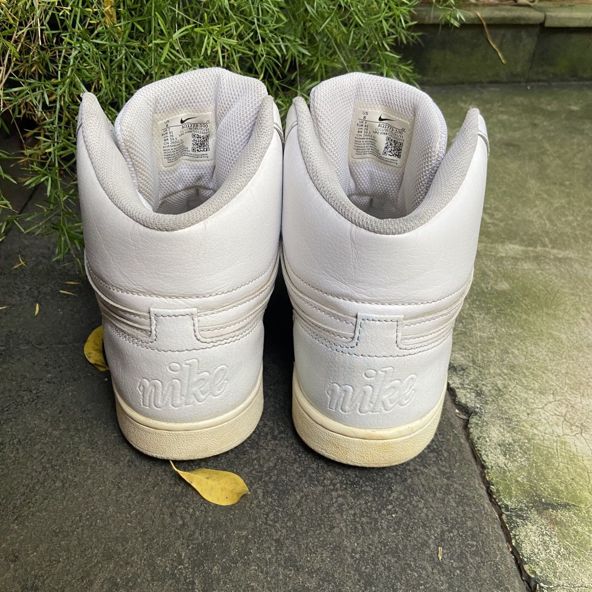 Nike Ebernon Mid 'Triple White AQ1773-100