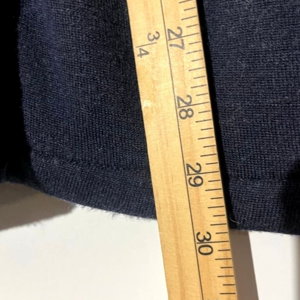 Vintage KUHL Mens Full Zip Sweater 100% Merino Wool Knit Lined Navy Blue Striped L Mens L Size US L / EU 52-54 / 3 - 6 Thumbnail