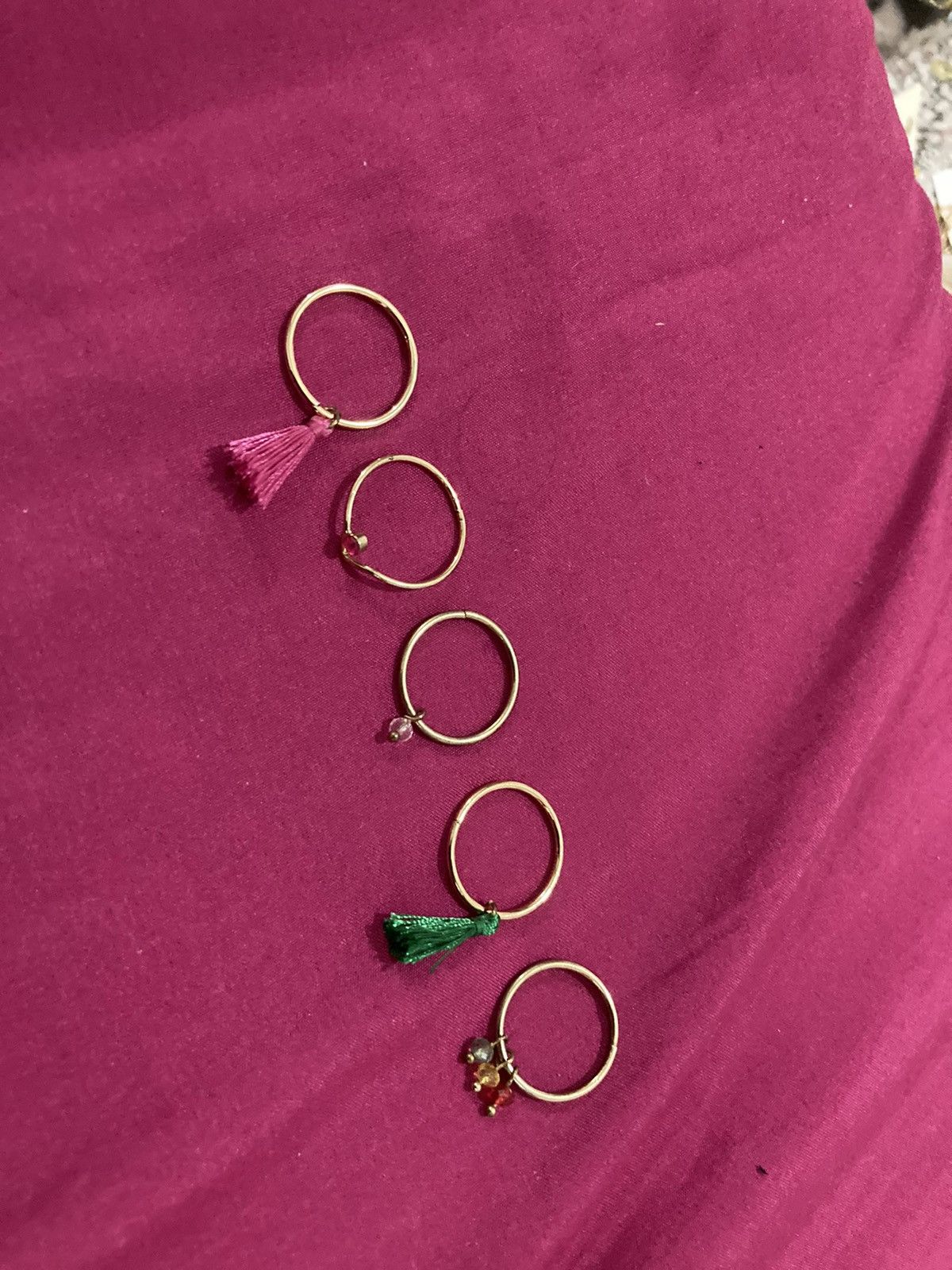 Other Set of 5 rings colourful Size ONE SIZE - 2 Thumbnail