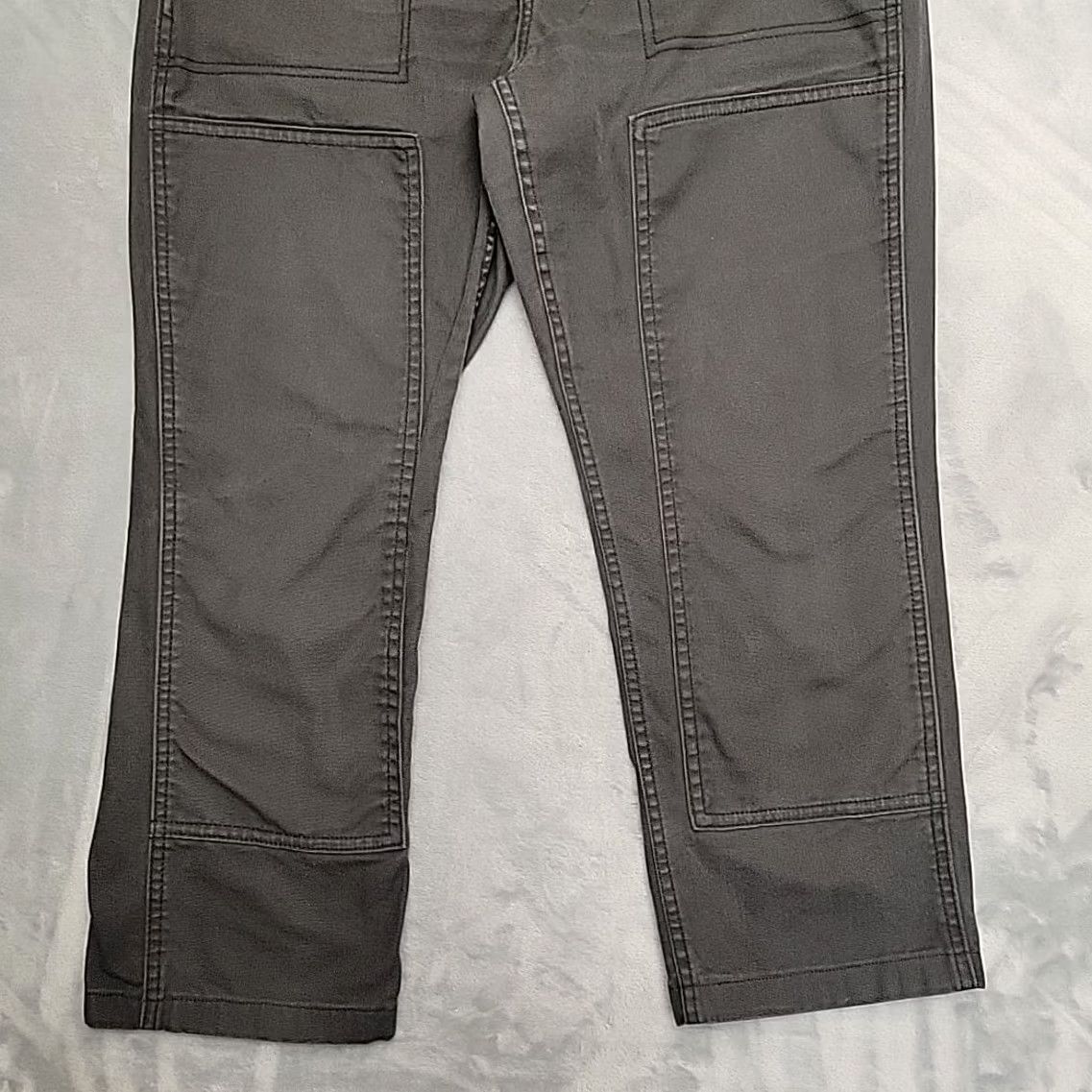 Vintage REI Pants Womens Sz 8 Double Knee Stretch Canvas Outdoors Workwear Construction Shirt Size 30" / US 8 / IT 44 - 2 Thumbnail