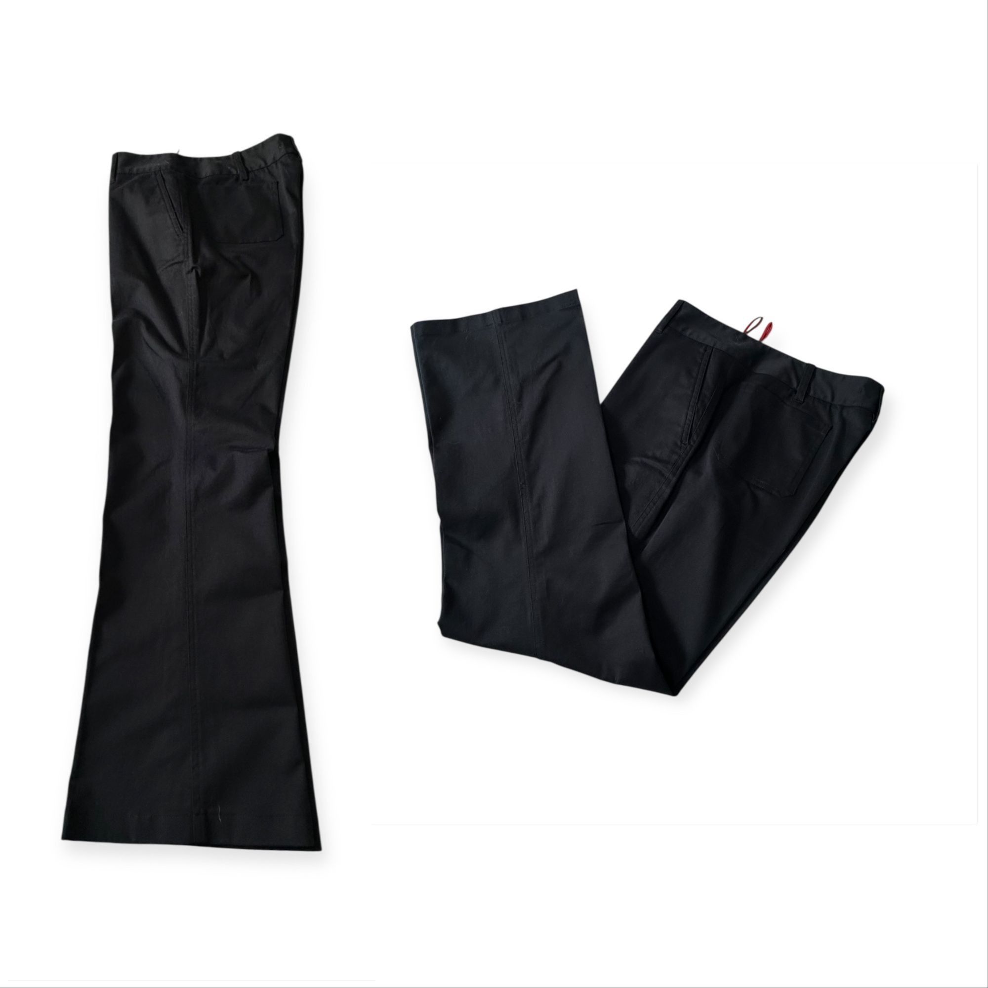 Prada Prada Vintage Dark Blue Cotton Trousers Pants 2000s Era Size Size 32" / US 10 / IT 46 - 5 Thumbnail