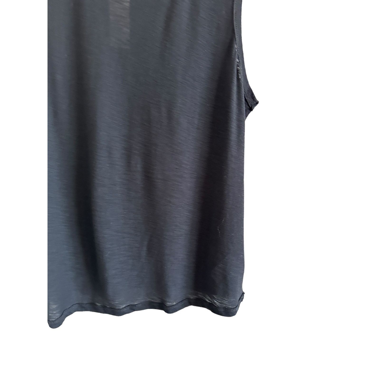 Comune Comune Small Malibu Black Scoop Neck Lightweight Tank Top Size S / US 4 / IT 40 - 6 Thumbnail