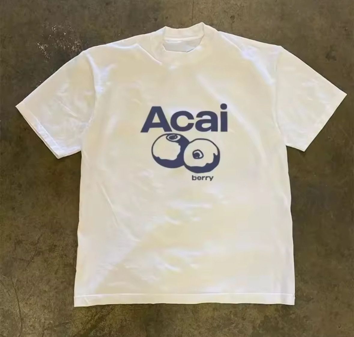 Other Street Retro Y2K Healthy Acai Berry Cotton T-Shirt Size US L / EU 52-54 / 3 - 1 Thumbnail
