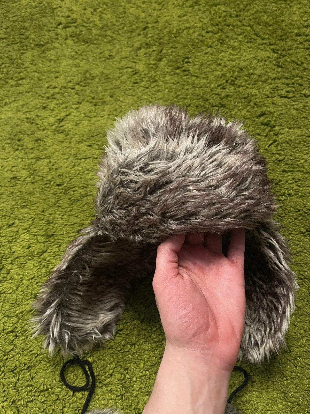 Hysteric Glamour × If Six Was Nine × Japanese Brand Y2K Japanese style fuzzy faux fur Ushanka Trapper hat Size 32 - 3 Thumbnail