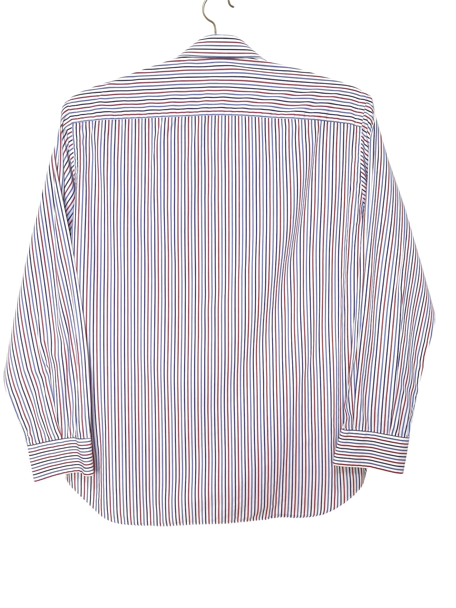 Burberry 🔥 🇫🇷 Striped shirt Burberry london size L 42 Size US L / EU 52-54 / 3 - 3 Thumbnail
