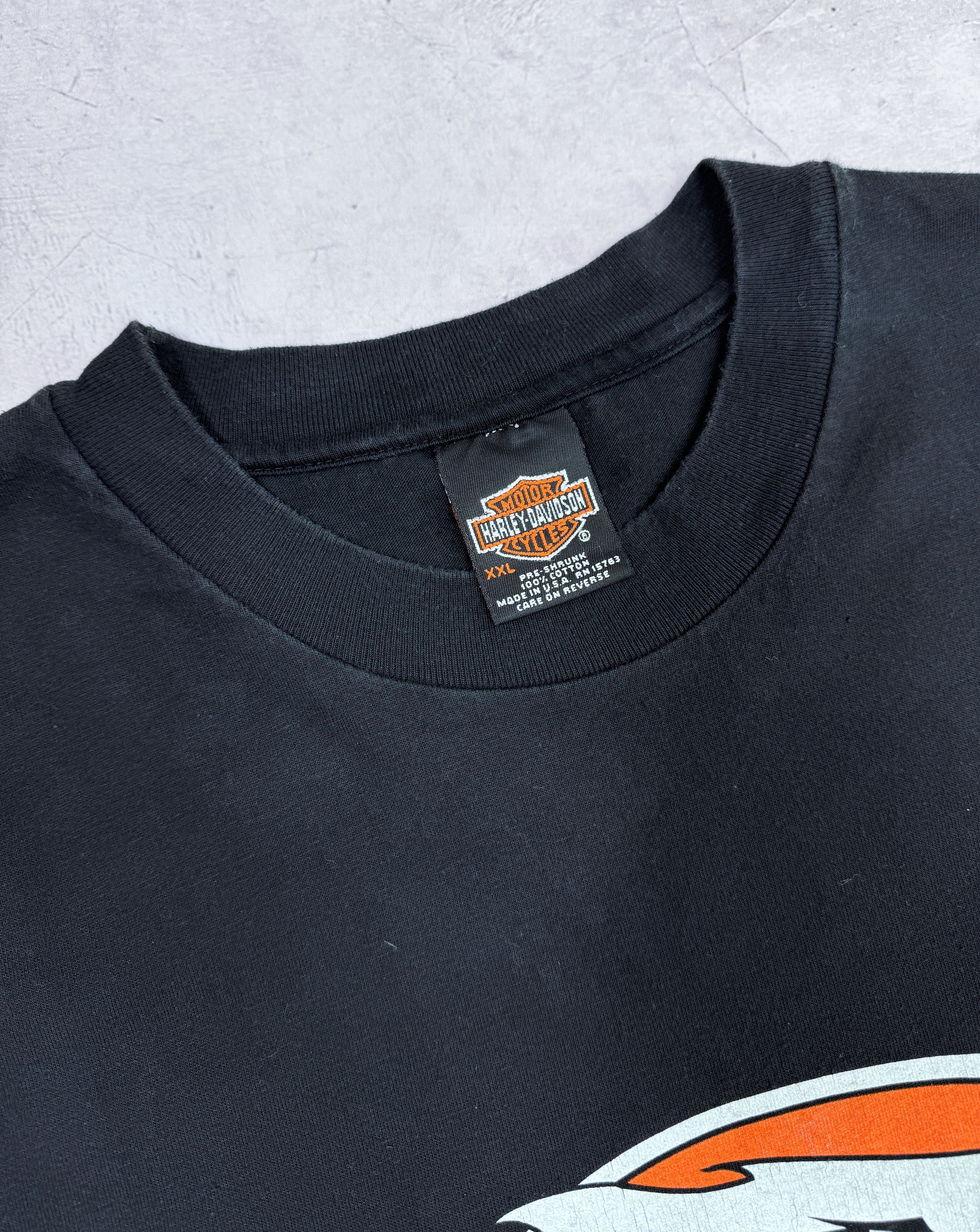 Harley Davidson × Vintage 1997 Harley Davidson T-Shirt LS Screamin Eagle Innsbruck Size US XL / EU 56 / 4 - 7 Thumbnail