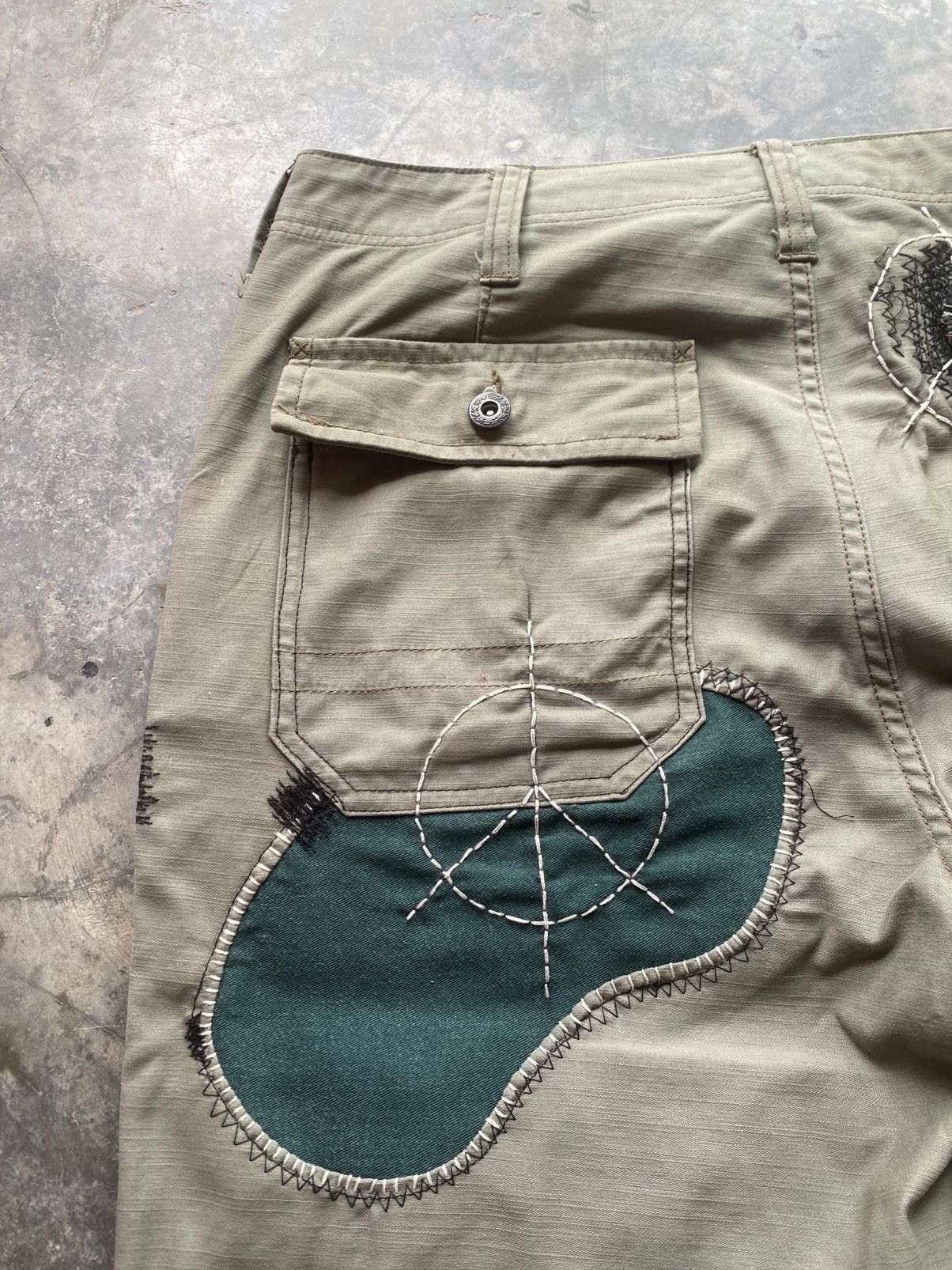 Kapital Repaired Patchwork Army Pant KAPITAL GREG LAUREN STYLE Size US 33 - 12 Thumbnail
