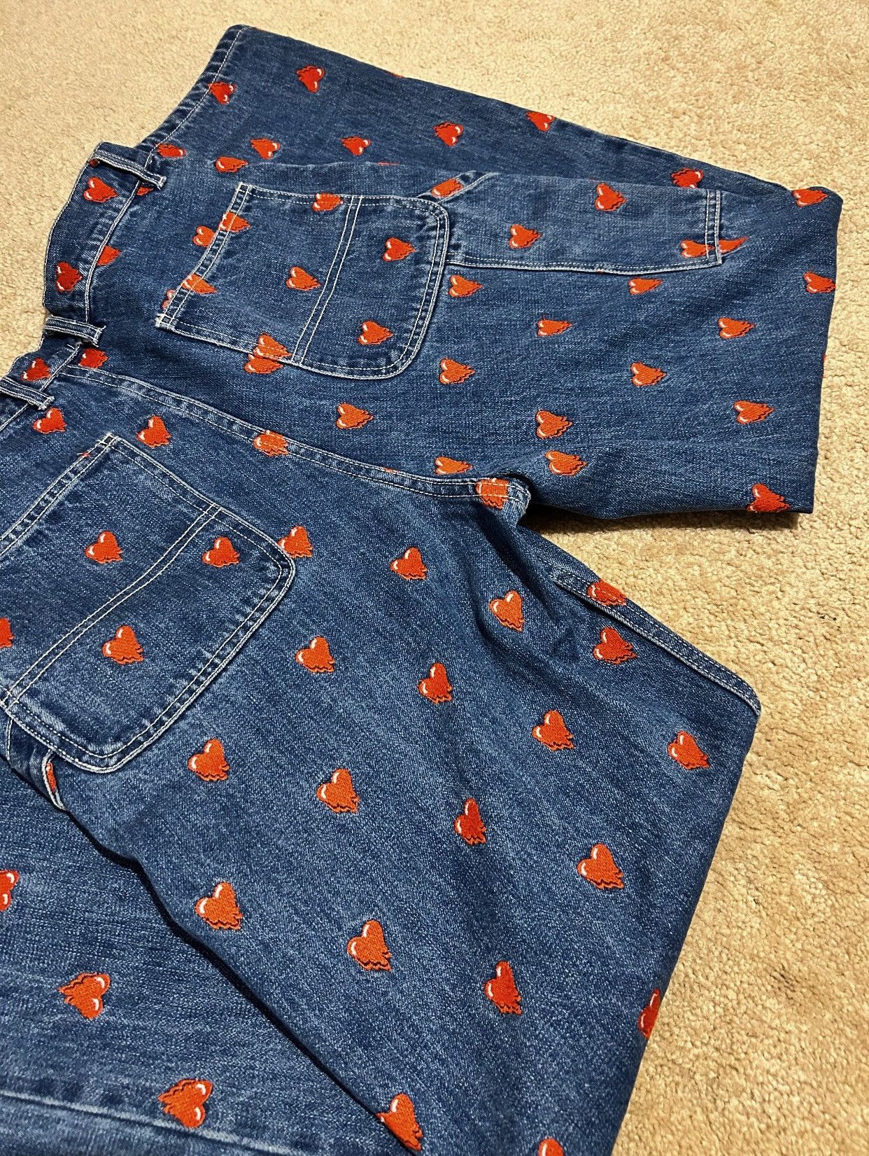 Emotionally Unavailable MELTING HEARTS DENIM PANT Size US 30 / EU 46 - 4 Thumbnail