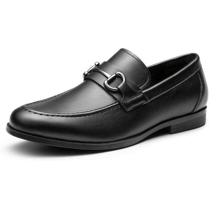 Other Bruno Marc Mens Size 12 Black Faux Leather Slip On Dress Loa Size ONE SIZE - 1 Thumbnail