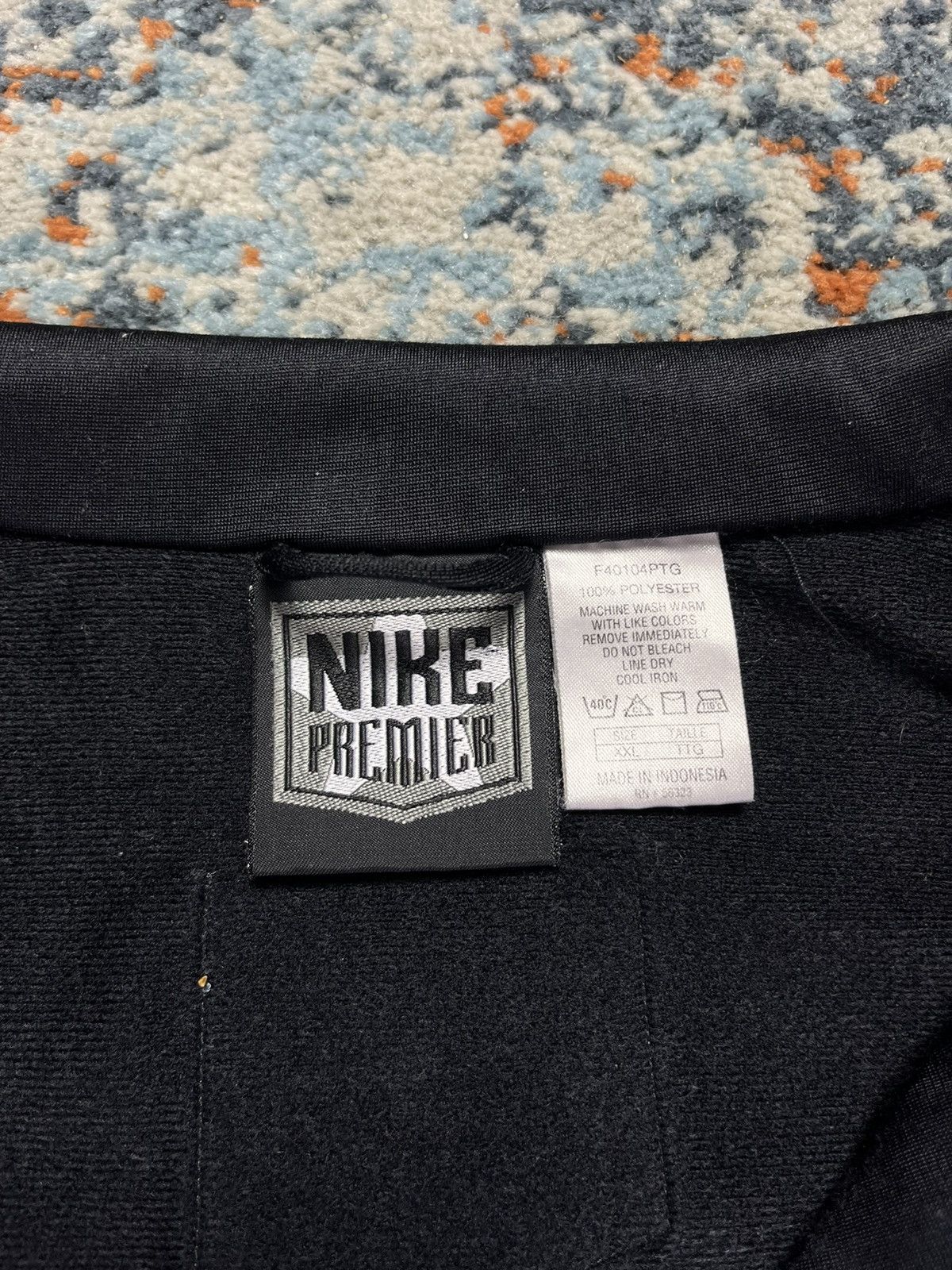 Nike × Vintage Vintage 90s Nike premier stars zip track jacket / sweatshirt Size US XL / EU 56 / 4 - 12 Thumbnail
