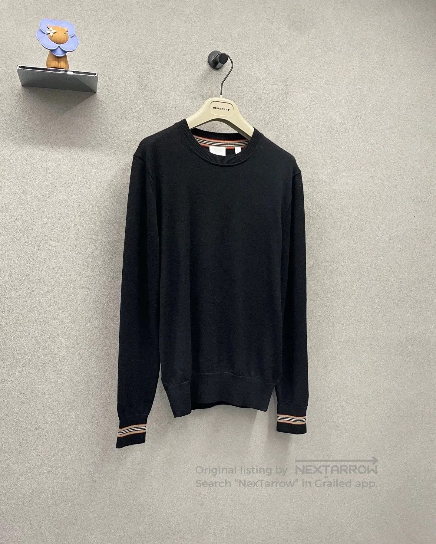 Burberry black knitted Burberry sweater size S. Size US S / EU 44-46 / 1 - 3 Thumbnail