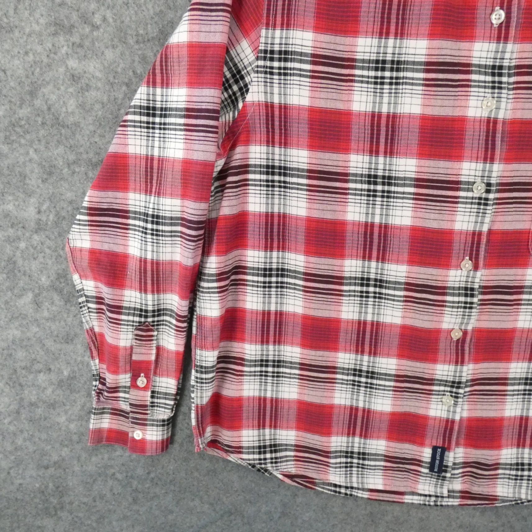 Vintage Panhandle Shirt Womens Large Long Sleeve Button Up Red Plaid Size L / US 10 / IT 46 - 4 Thumbnail