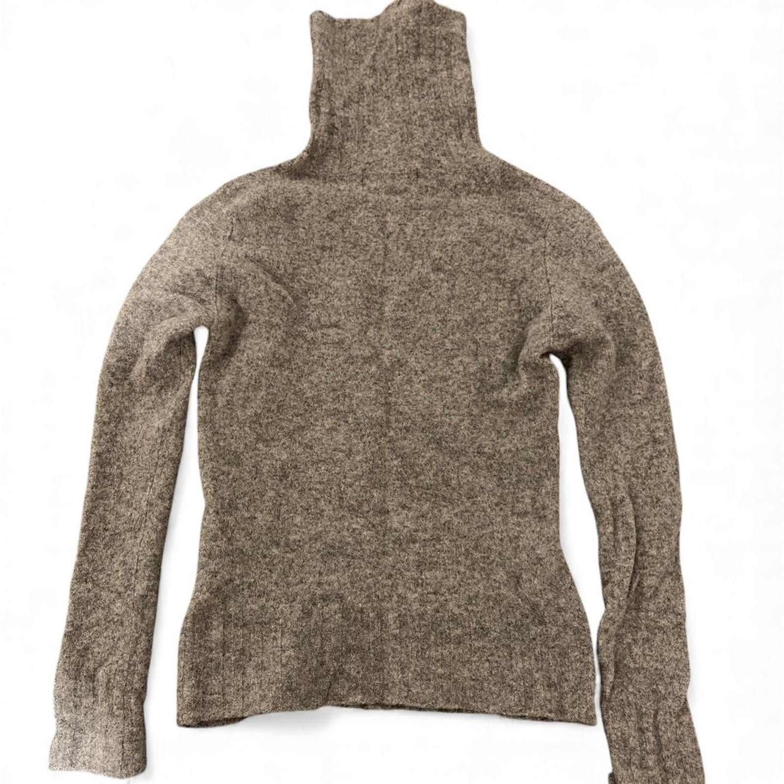 Hysteric Glamour Hysteric Glamour - Women's Grey Turtleneck Sweater with Logo Size M / US 6-8 / IT 42-44 - 3 Thumbnail