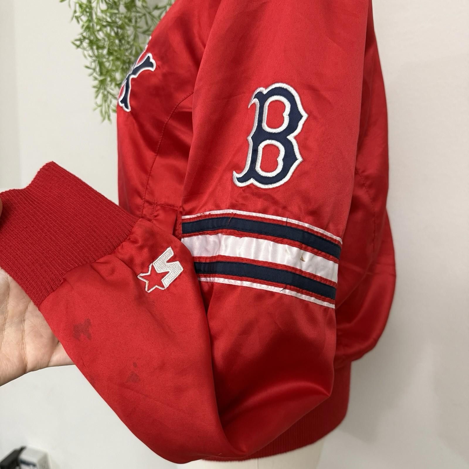 Starter Red Sox Starter Bomber Jacket Womens Large Size L / US 10 / IT 46 - 7 Thumbnail