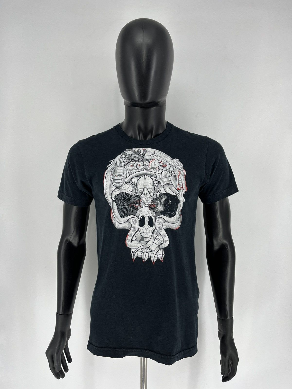 Band Tees Skulls Vintage Y2K Rock Metal Size S Black Humor Logo Size US S / EU 44-46 / 1 - 2 Thumbnail