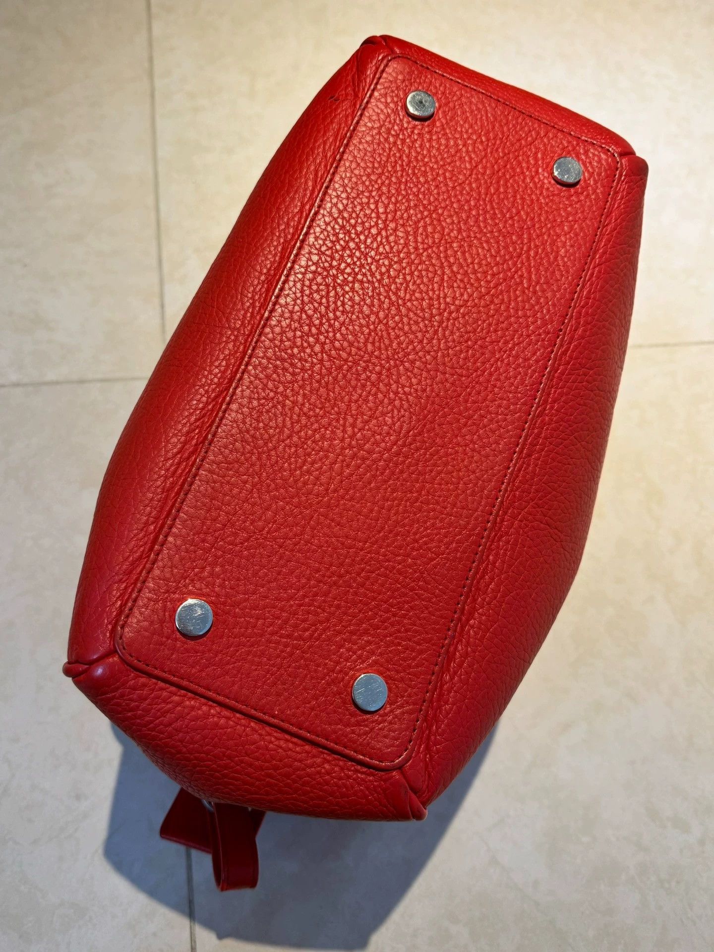 Balenciaga Balenciaga TopHandle Red Leather Adjustable Strap Zip 9/10 Size ONE SIZE - 4 Thumbnail