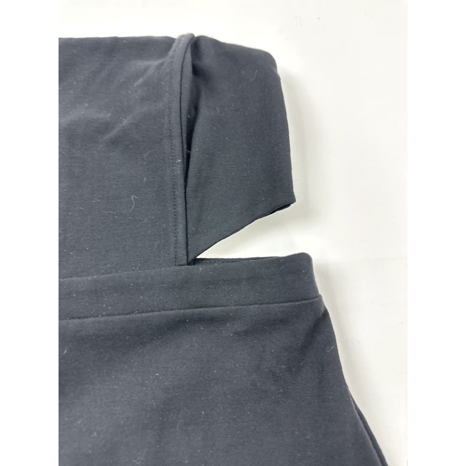 Vintage Lush Dress Women’s M Black Mini Strapless Cut Out Sleeveless Zip Size M / US 6-8 / IT 42-44 - 4 Thumbnail