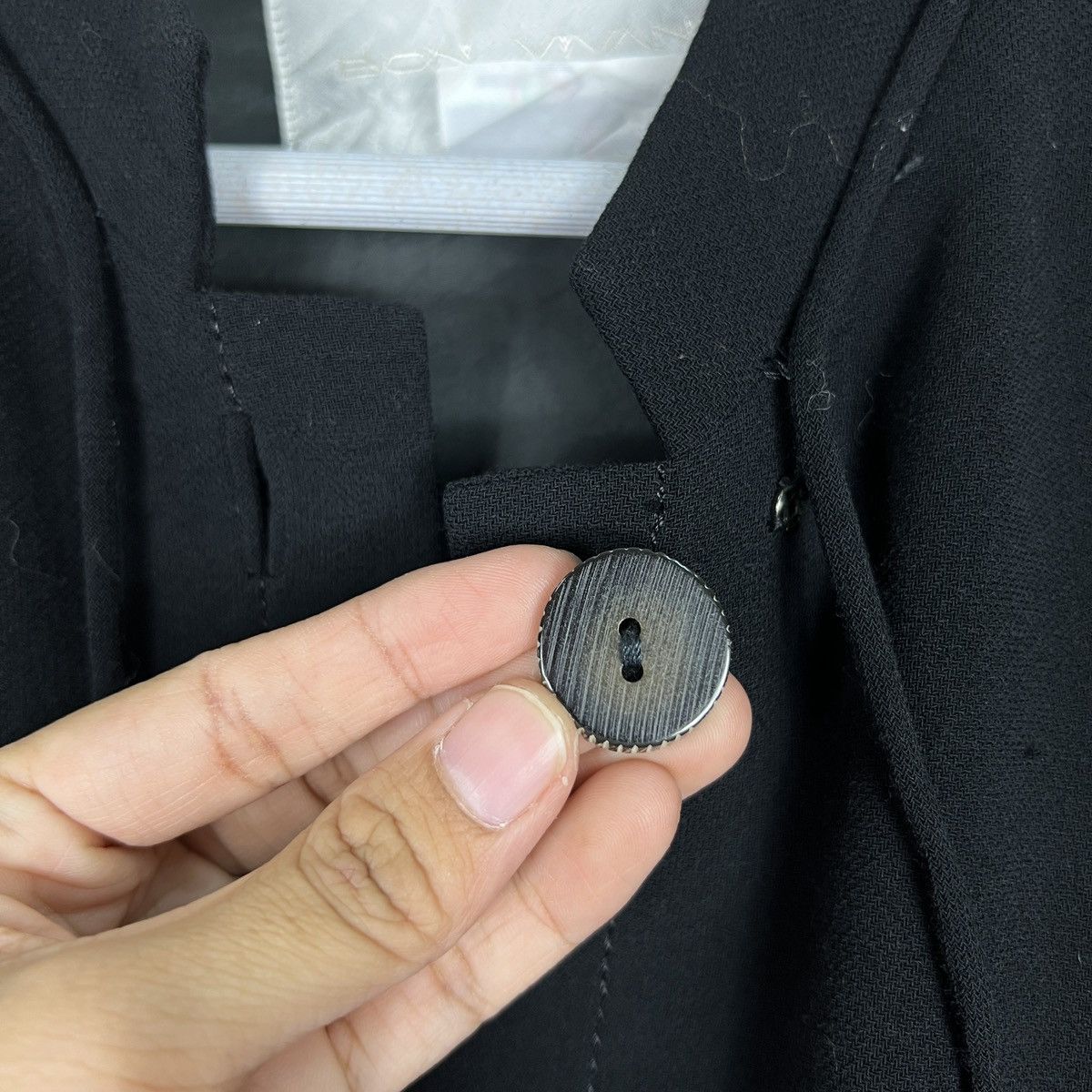 Issey Miyake 🔥 BON VIVANTE ONE BUTTON COLAR MANDARIN JACKET Size US M / EU 48-50 / 2 - 14 Thumbnail