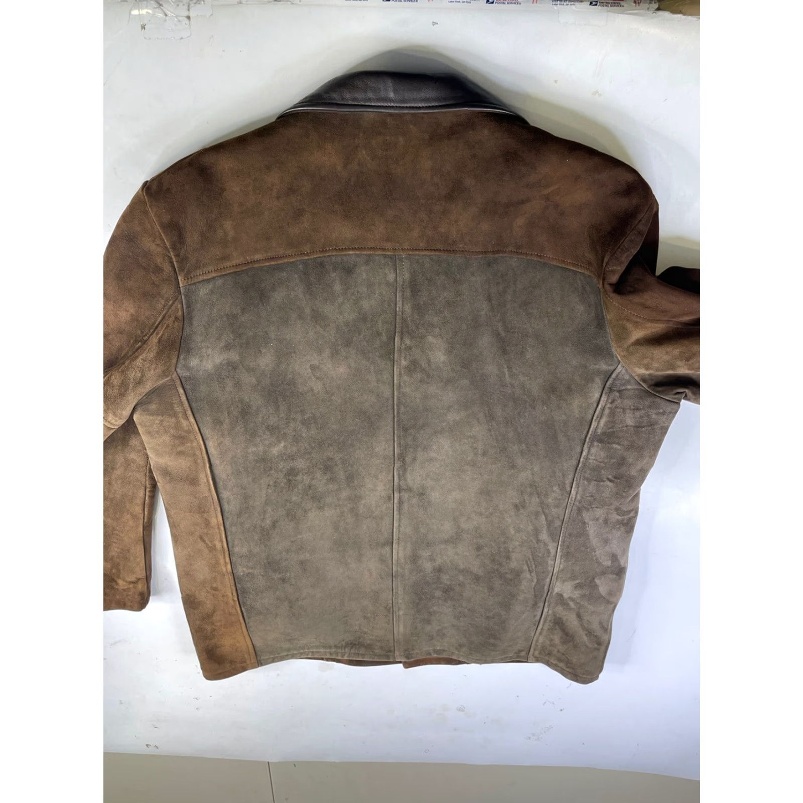 Vintage VINTAGE Passaic Leather Coat Co. Moss Green Suede Jacket with Alpaca Lining Sz 48 Brown 1970s Grunge Mens Size US M / EU 48-50 / 2 - 5 Thumbnail