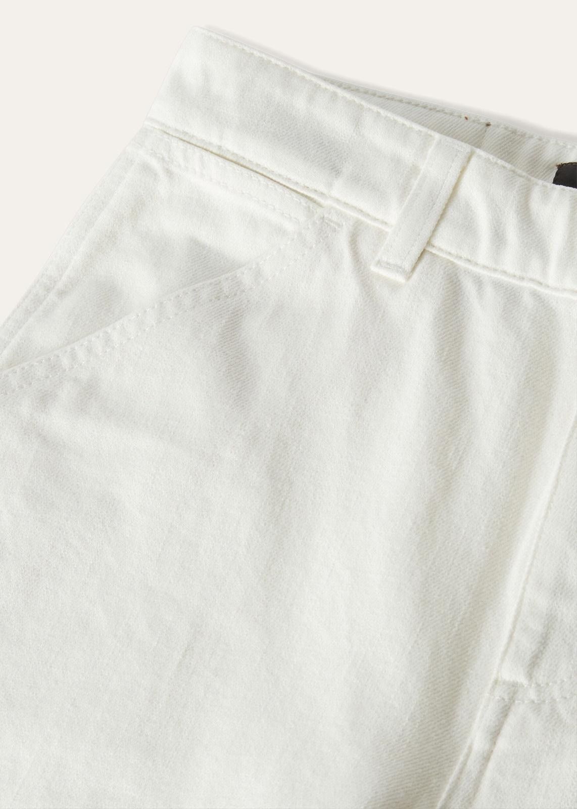 Loro Piana o1srvl11e0125 Releigh Denim Pant in White Size 28" / US 6 / IT 42 - 4 Thumbnail
