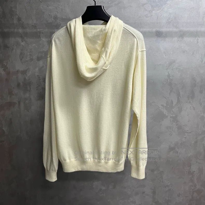 Louis Vuitton Louis Vuitton White cashmere-blend hooded long-sleeve swea Size US M / EU 48-50 / 2 - 5 Thumbnail