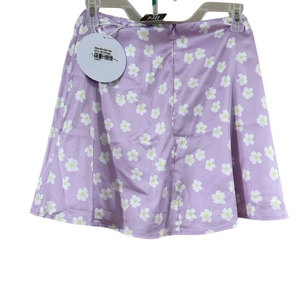 PRINCESS POLLY Princess Polly Purple Skater Mini Skirt Resort Wear Size 27" / US 4 / IT 40 - 9 Thumbnail