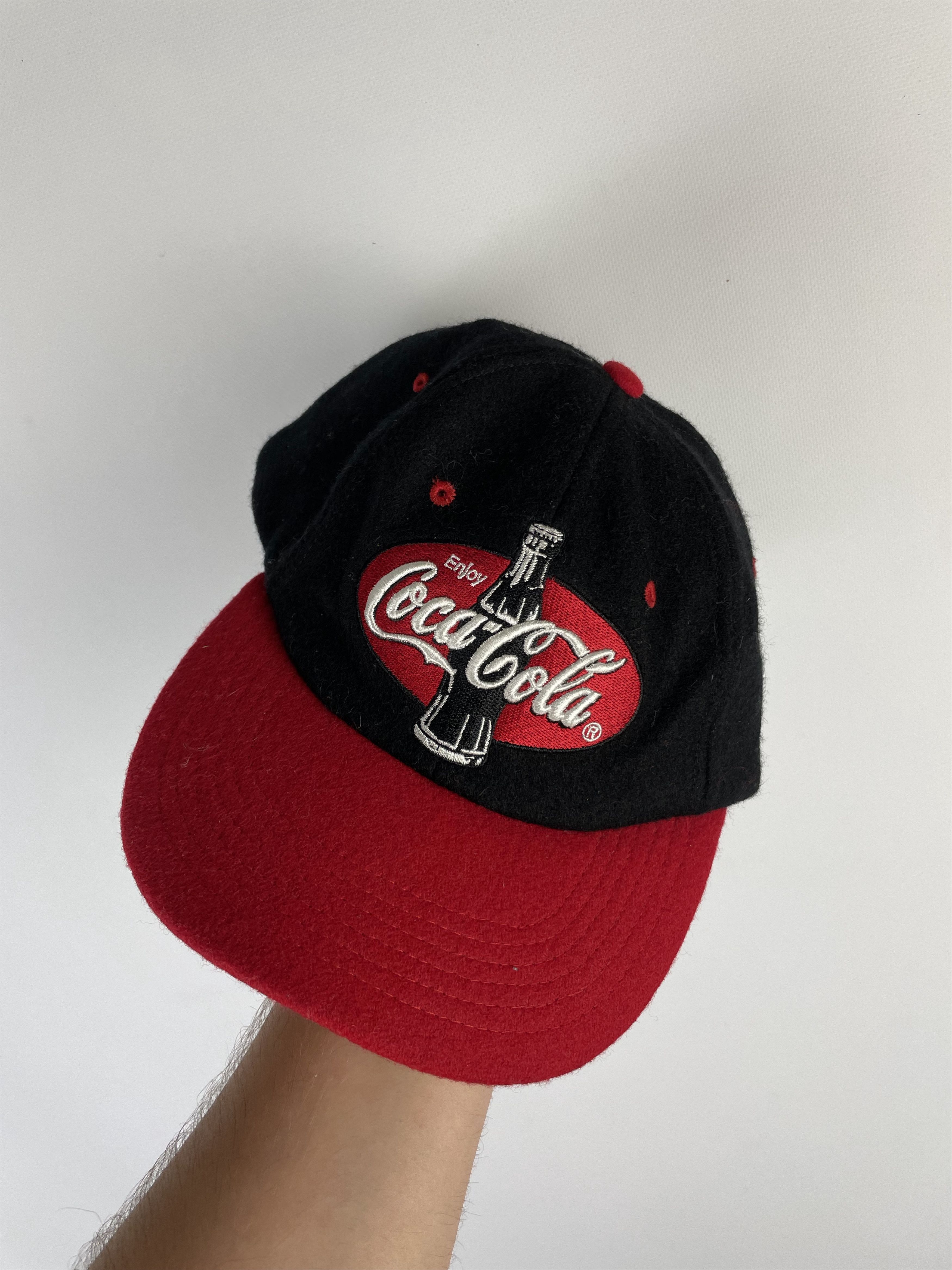 Coca Cola Vintage Coca Cola Cap Hat Fleece Size ONE SIZE - 6 Thumbnail