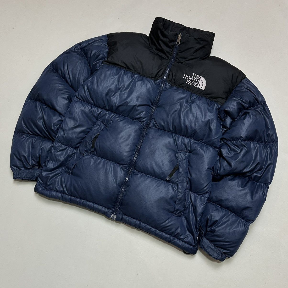 The North Face Vintage The North Face navy 700 Nuptse Korea Down Jacket Size US XS / EU 42 / 0 - 2 Thumbnail