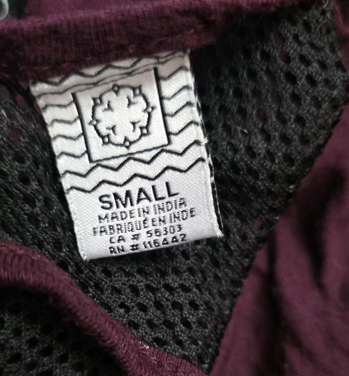 Empyre Empyre Wild Graphic Racerback Tank Top Small Burgandy Sheer Size S / US 4 / IT 40 - 5 Thumbnail