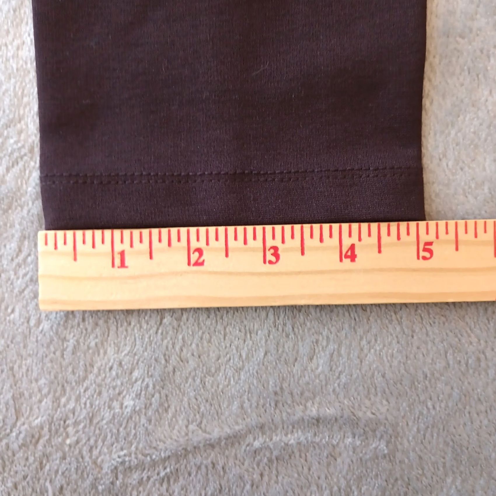 Vintage Philosophy Legging Ankle Pants Womens Large Brown Pull On Skinny Stretch New Size 36" / US 14 / IT 50 - 6 Thumbnail