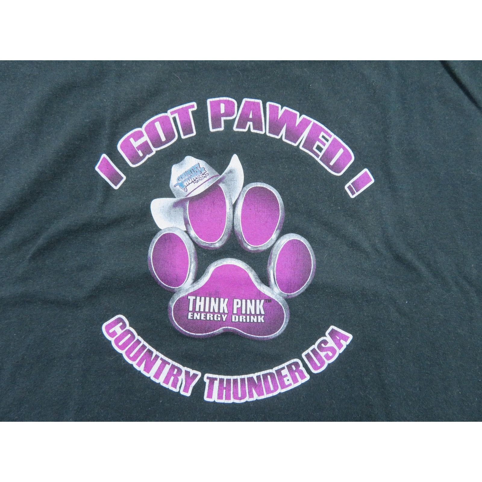 Jerzees Country Thunder Been Pawed? T-Shirt Black Sz 2XL Y2K Size US XXL / EU 58 / 5 - 4 Thumbnail