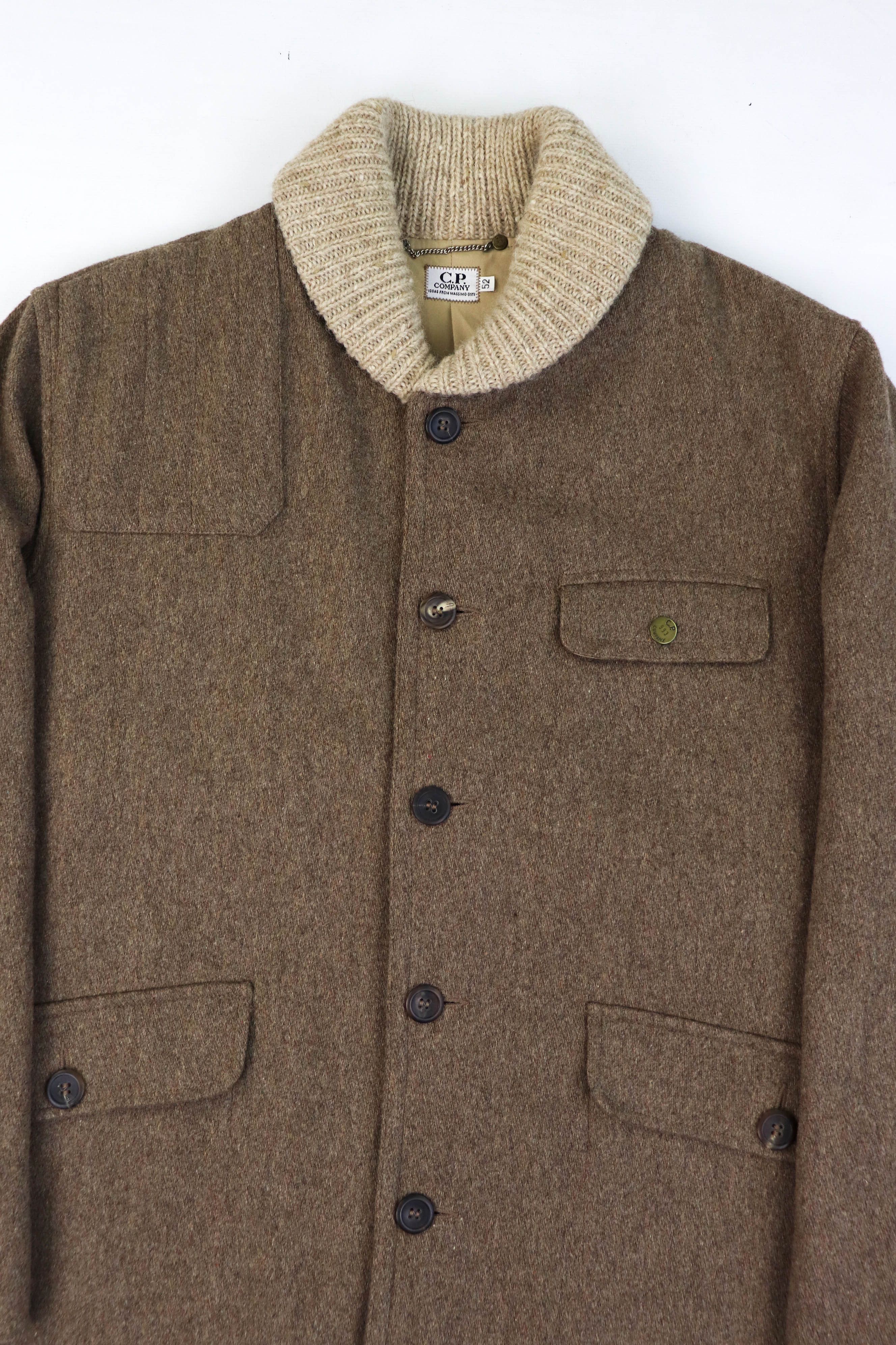 C.P. Company C.P. Company Massimo Osti 90s Vintage 1993 Wool Hunting Coat Size US L / EU 52-54 / 3 - 4 Thumbnail