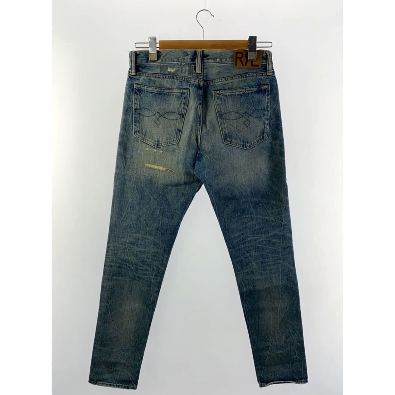 Ralph Lauren RRL Ralph Lauren Jeans Size 29×30 Indigo Cotton Distressed Men's good condition Size US 29 - 2 Thumbnail