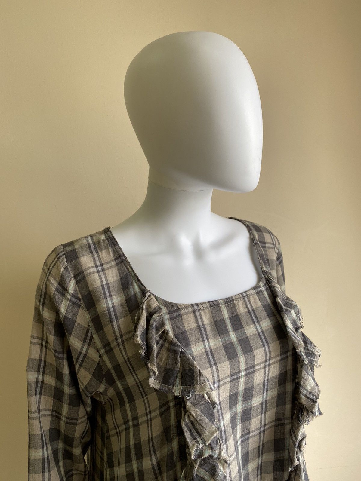 Other Ewa i Walla Womens Multicolor Plaid Knee Length Dress Size M Size M / US 6-8 / IT 42-44 - 3 Thumbnail