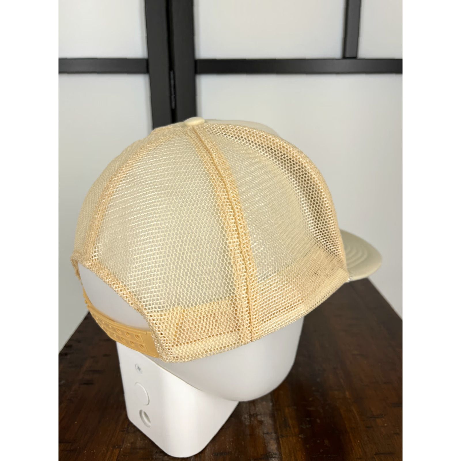 Vintage VINTAGE Tucson Hat Cap Snap Back Adult One Size Ivory Trucker Polyester Rope 90's Look Size ONE SIZE - 7 Thumbnail