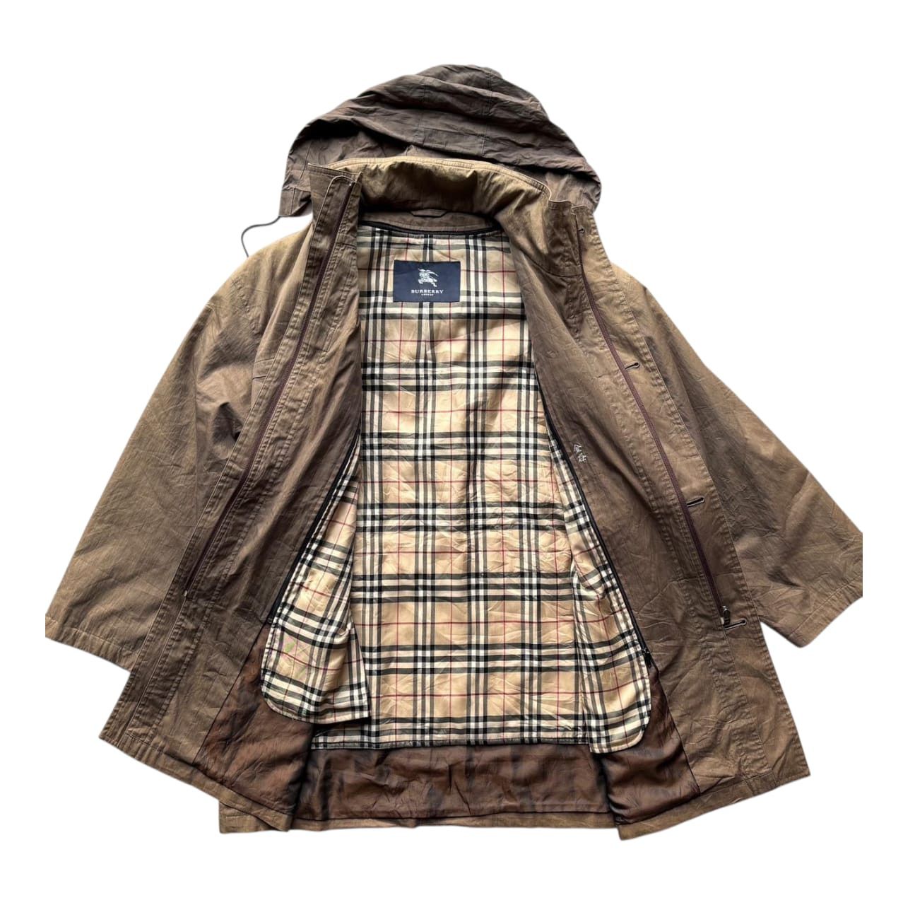 Burberry Vintage Burberry London Nova Check Coat Jacket Size US S / EU 44-46 / 1 - 1 Thumbnail