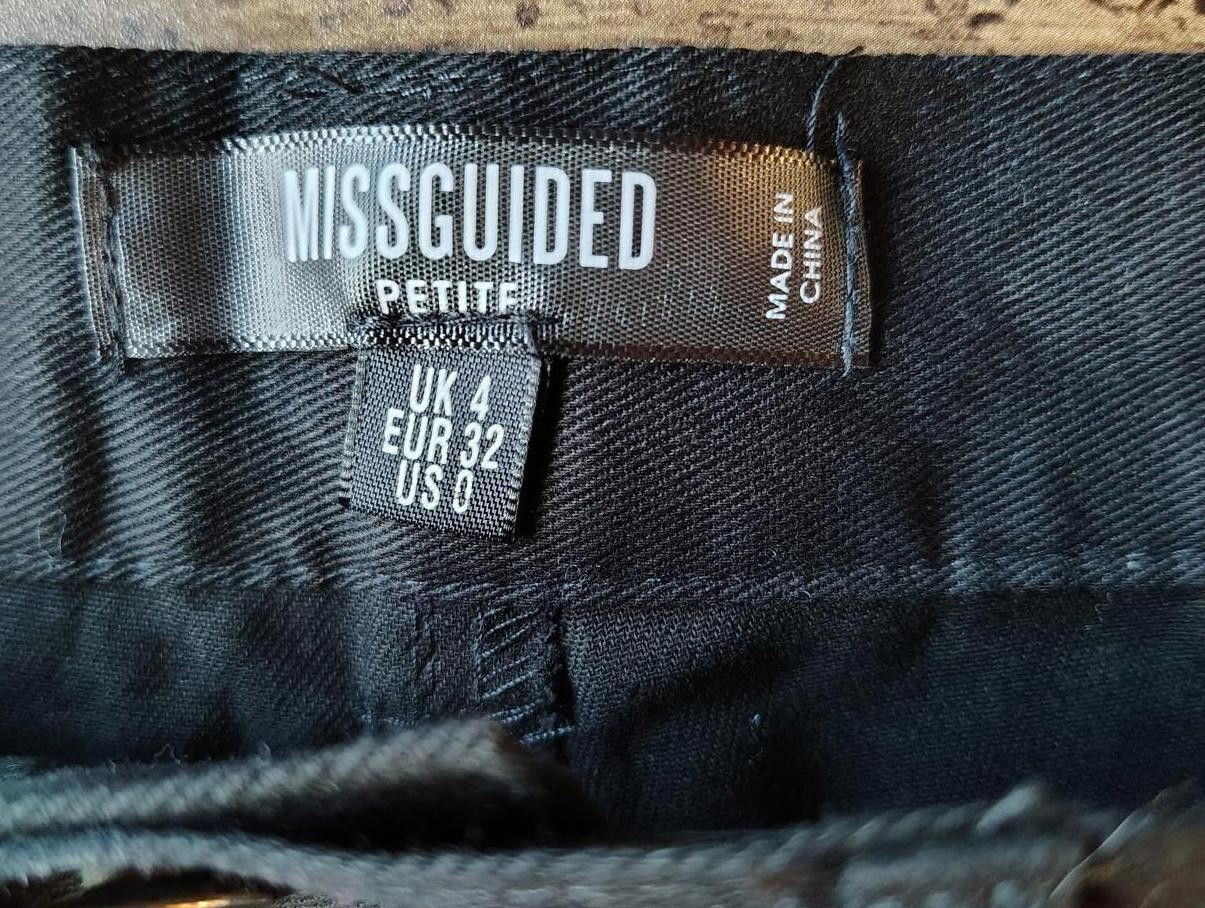 Designer Women's Missguided Black Cargo Jogger Pants Size 0 Size 25" / US 0 / IT 36 - 4 Thumbnail