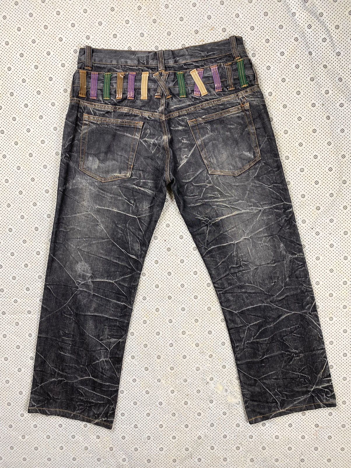 Hysteric Glamour Double Waist Angkle Denim By Nylaus Size US 33 - 2 Thumbnail