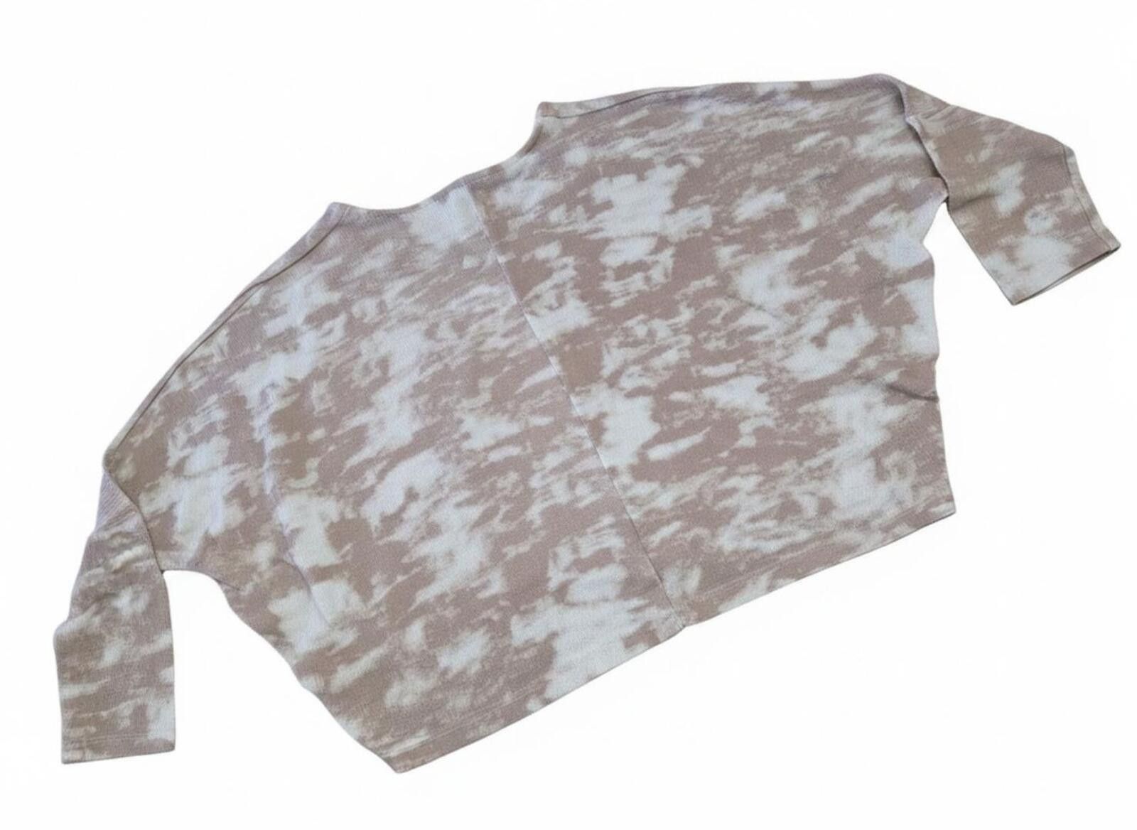 Other Grade & Gather Anthropolgie S/M Beige Tie-Dye Crop Top Long Size S / US 4 / IT 40 - 3 Thumbnail