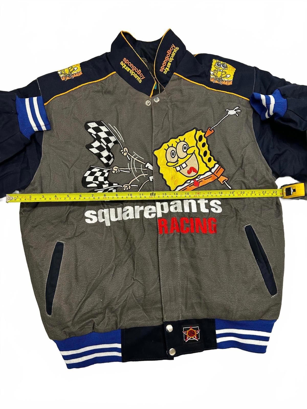 Nickelodeon Vintage SpongeBob SquarePants Racing Men's Jacket Size US L / EU 52-54 / 3 - 8 Thumbnail