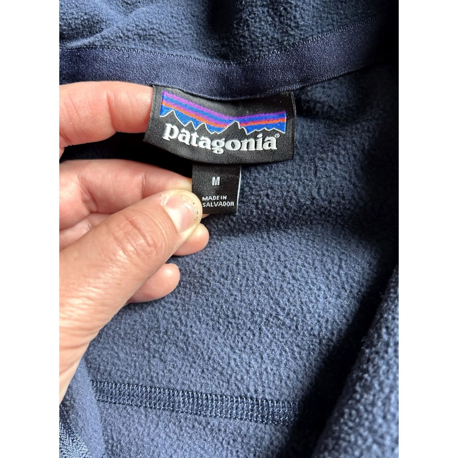Patagonia Patagonia Fleece Pullover 1/4 Zip Navy Blue Long Sleeve Logo Men’s M Size US M / EU 48-50 / 2 - 4 Thumbnail