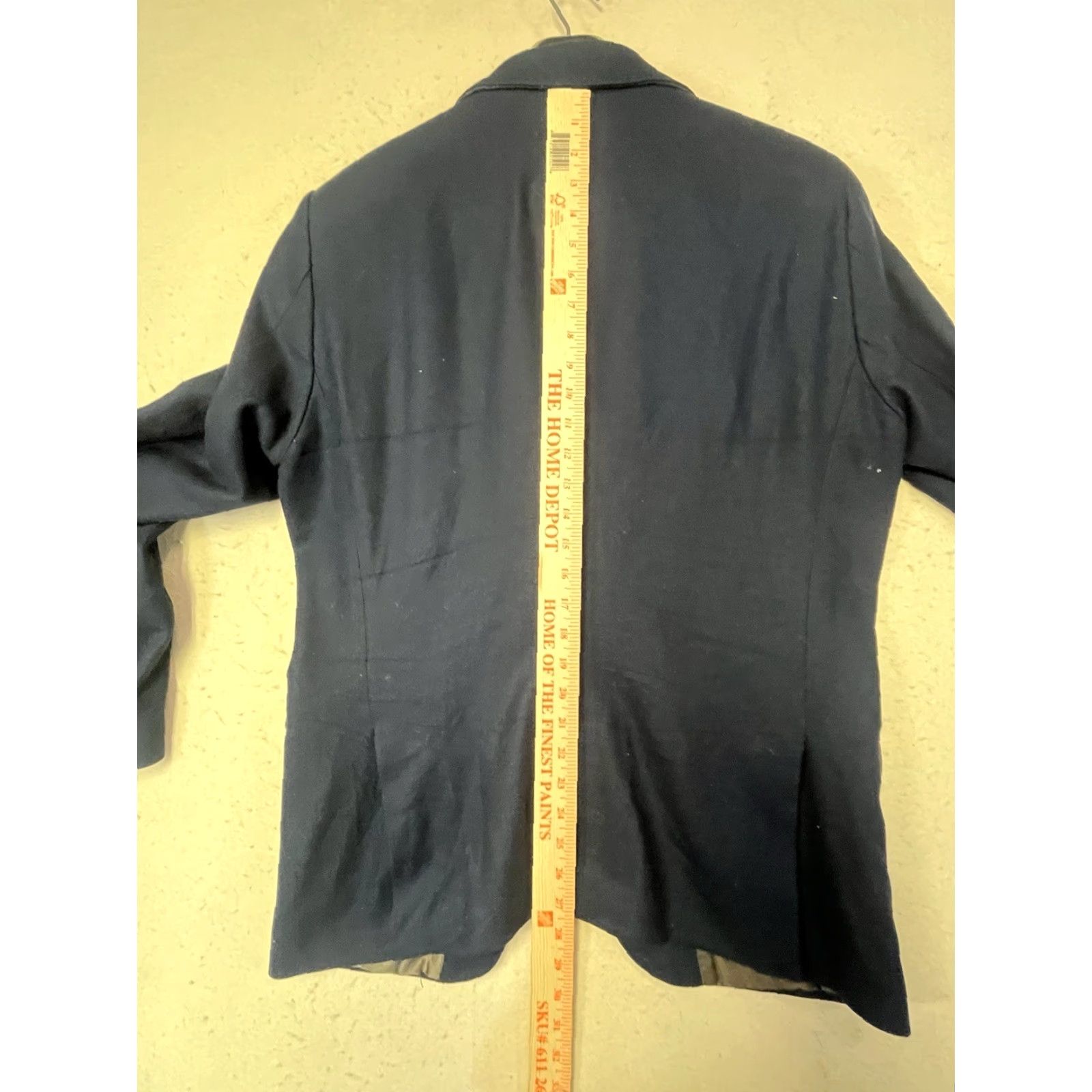 Scotch & Soda Scotch & Soda Blazer Mens Blue 50 Regular Wool Blend 2 Button Pocket Jacket Coat Mid-Length Vintage No Size 50R - 4 Thumbnail