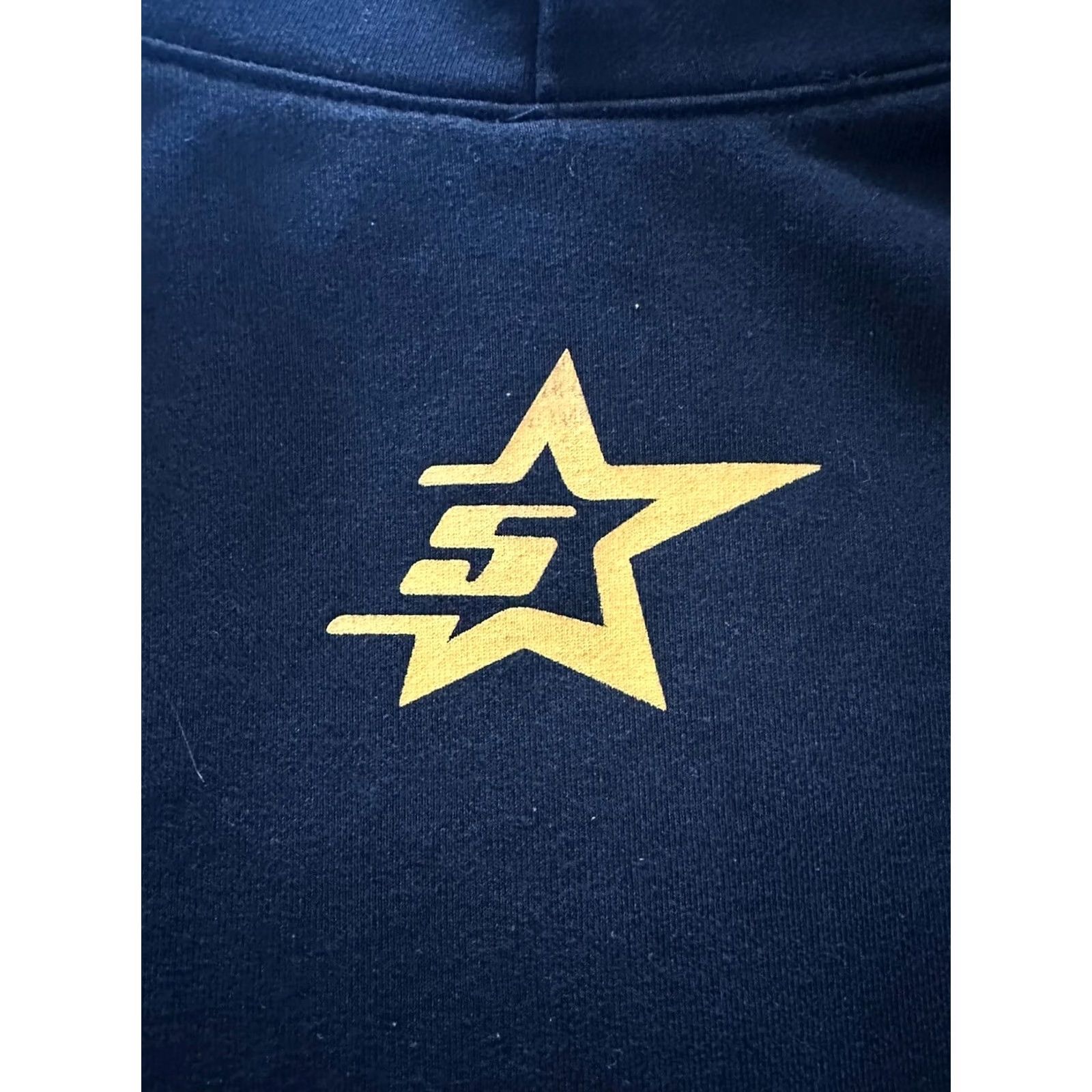 Pinko Sp5der Hoodie Black V2 Size Large Pullover Cotton Fleece Long Sleeve Mens Regular 22.5” Chest 27” Length Black Size US L / EU 52-54 / 3 - 7 Thumbnail
