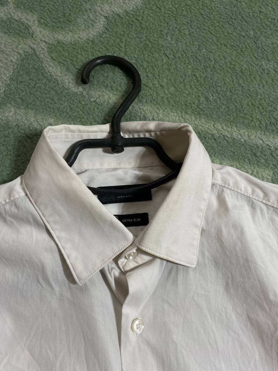 Hugo Boss × Vintage Vintage Hugo Boss Long Sleeve Embroidered Logo Shirt Size US XXL / EU 58 / 5 - 9 Thumbnail