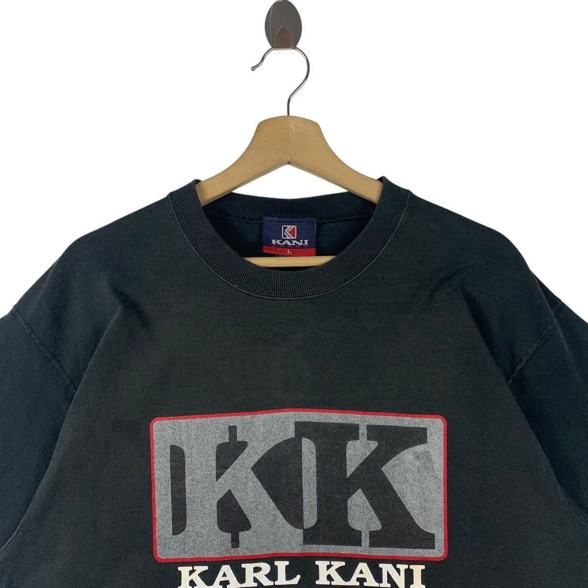 Karl Kani × Vintage Vintage KARL KANI spellout embroidery tees Size US L / EU 52-54 / 3 - 2 Thumbnail