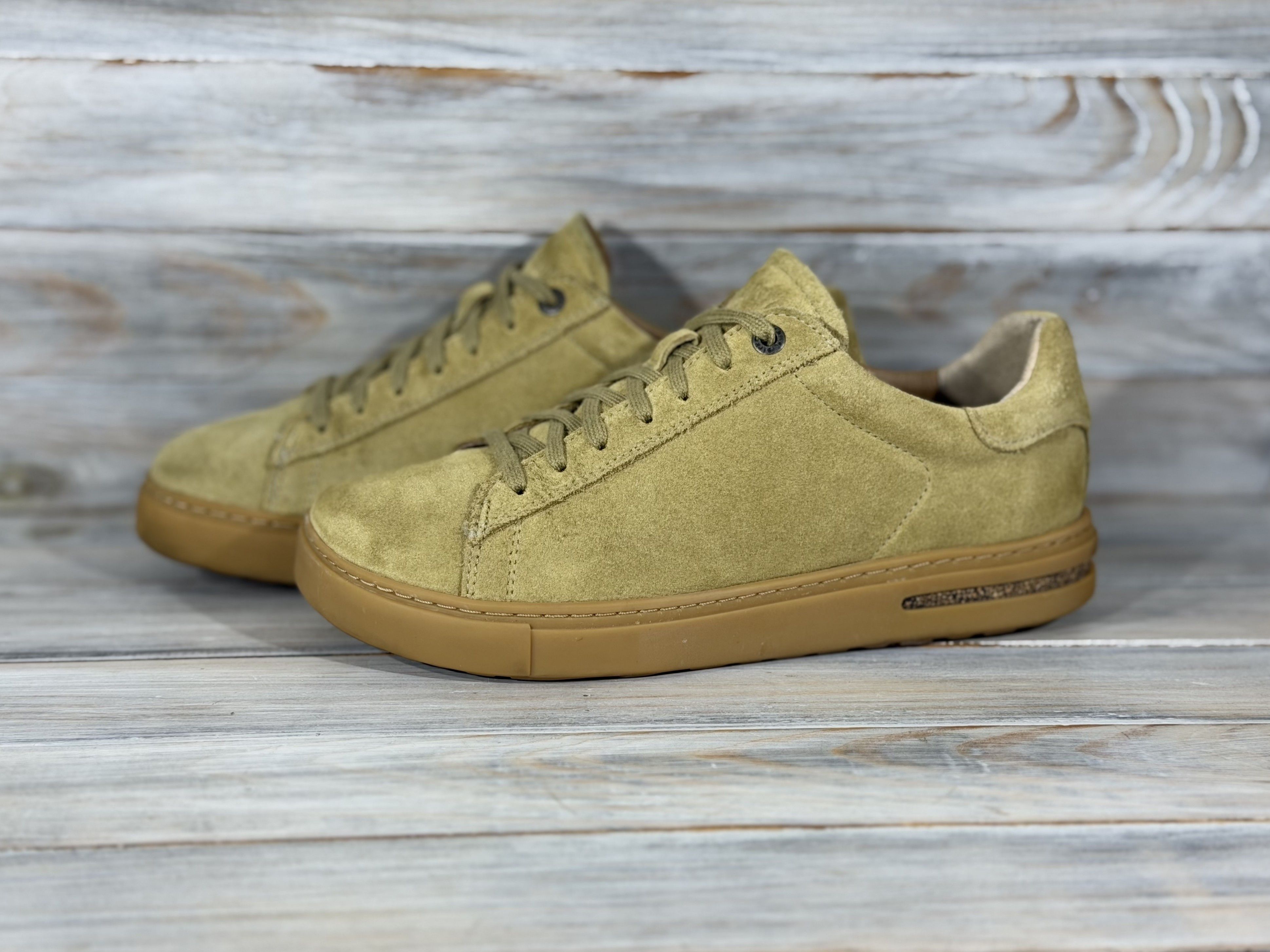Birkenstock BIRKENSTOCK Bend Low Trainers Khaki Sneakers Suede Leather Size US 7 / IT 37 - 5 Thumbnail
