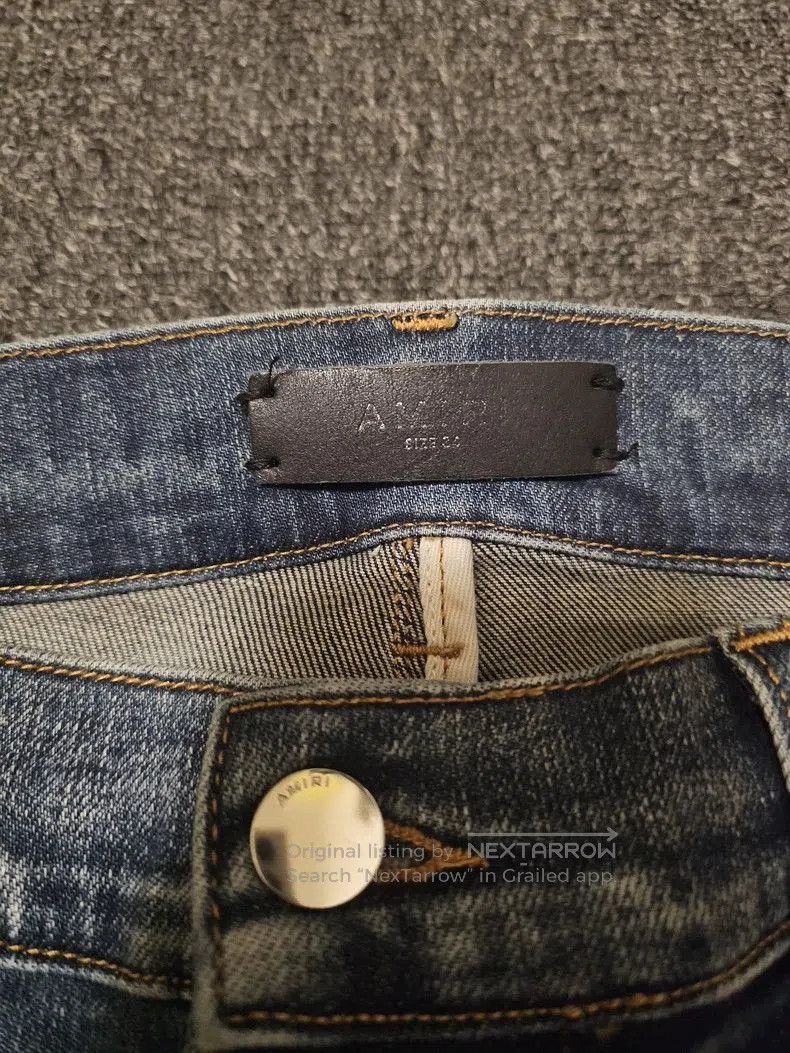 Amiri Amiri Distressed Knee Denim Jeans. Size US 34 / EU 50 - 2 Thumbnail