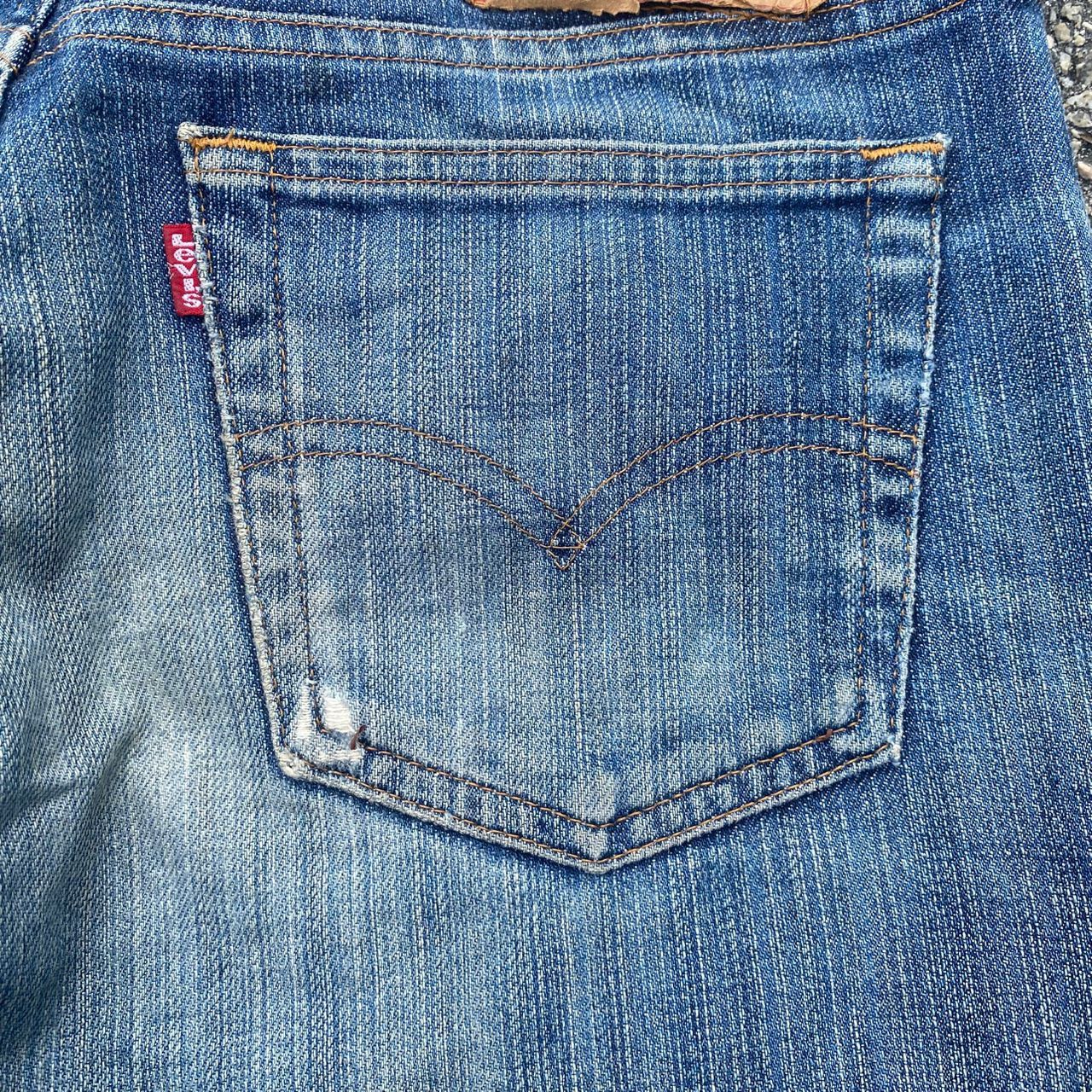 Levi's Vintage Levis 516 Flare Distressed Denim Size US 31 - 13 Thumbnail