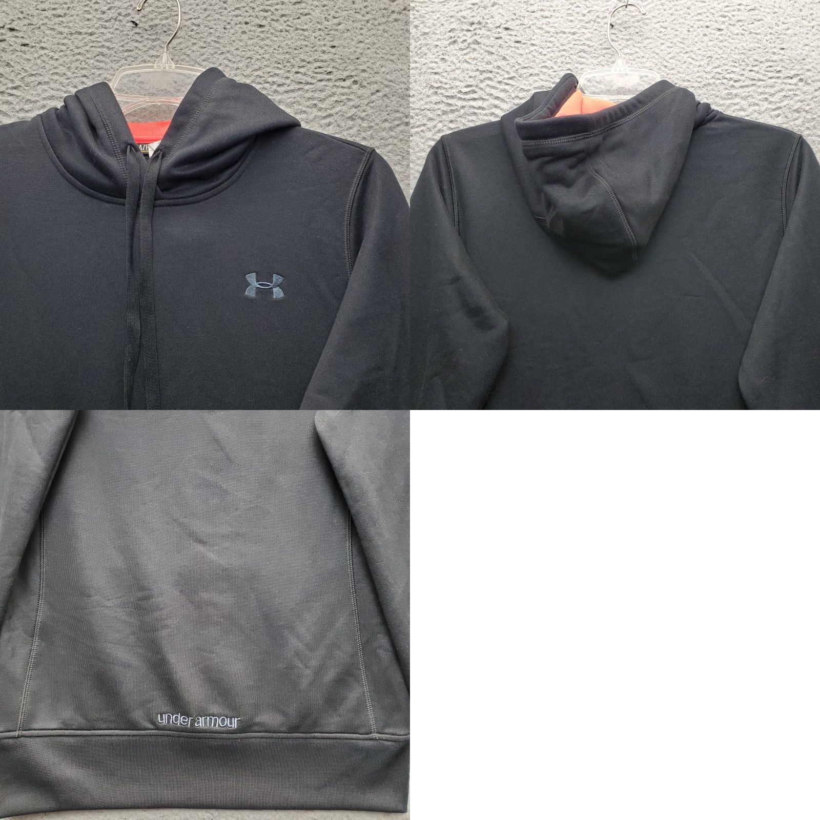Under Armour Under Armour Hoodie Womens Size S Black Pullover Kangaroo Pocket Semi Fitted Stretch Pullover Hoodie Size S / US 4 / IT 40 - 8 Thumbnail